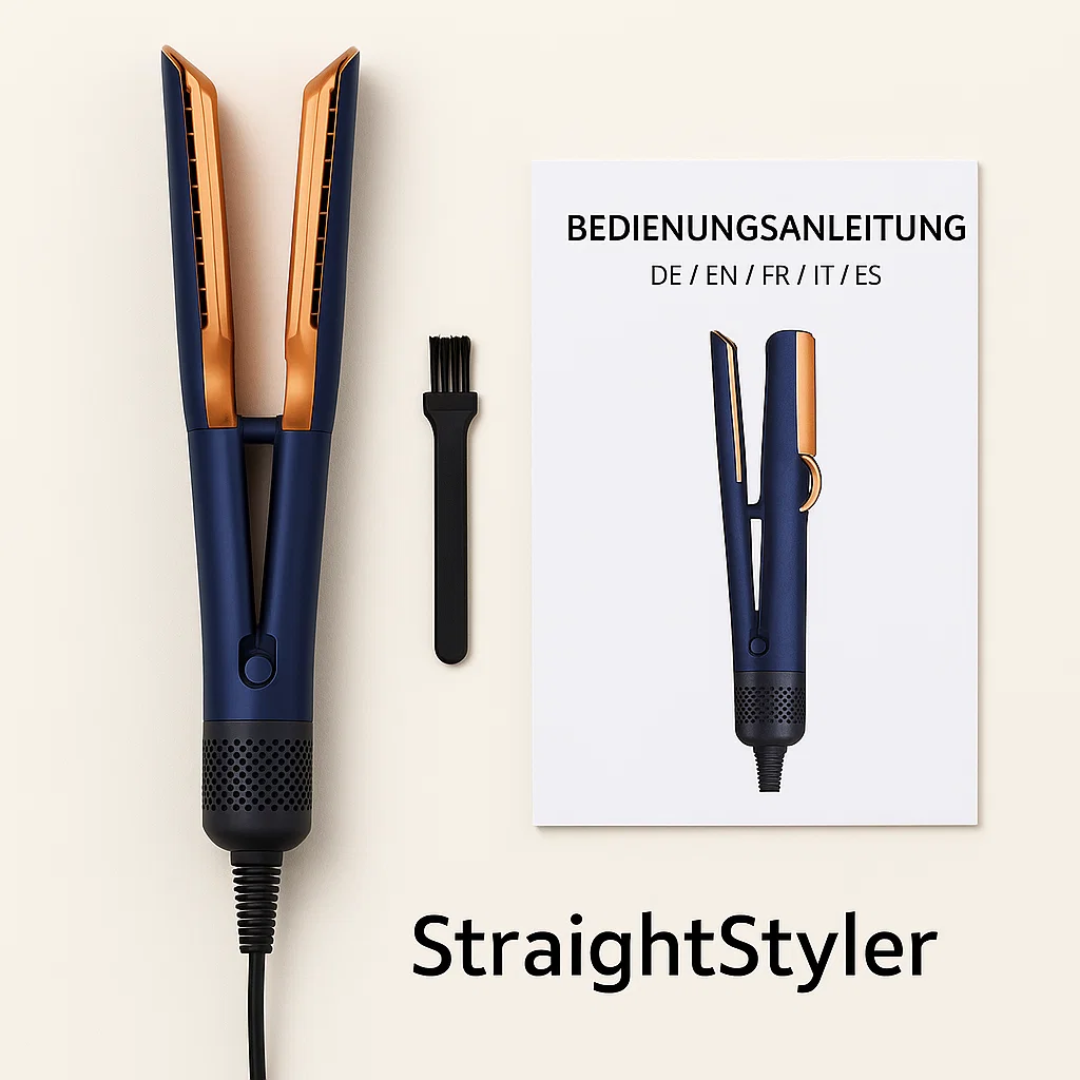 HairFlow Pro Föhn & Stijlborstel – 2-in-1 Droger met Intelligente Warmteregeling