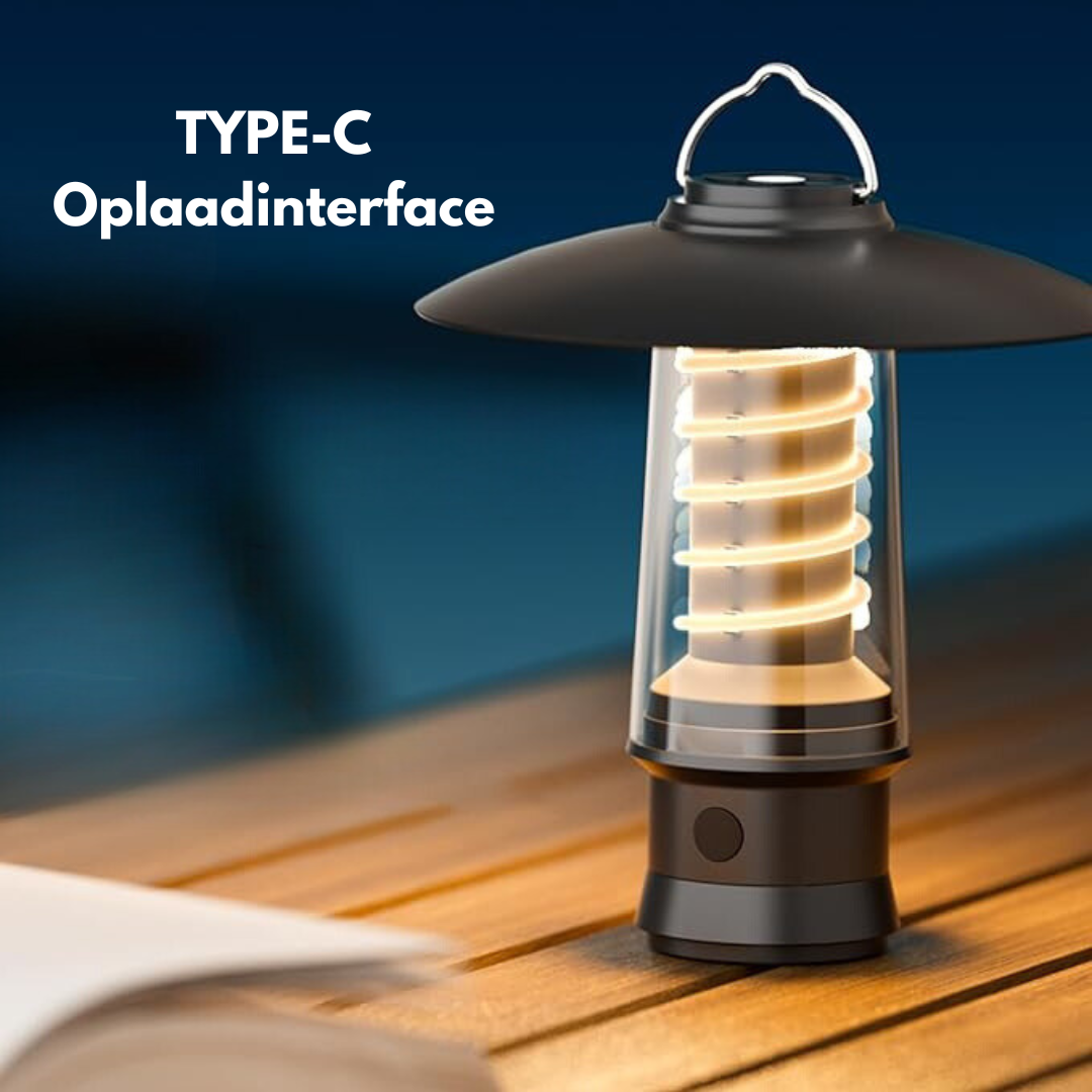 Multifunctionele Campinglamp – LED | Draagbare Oplaadbare Lantaarn
