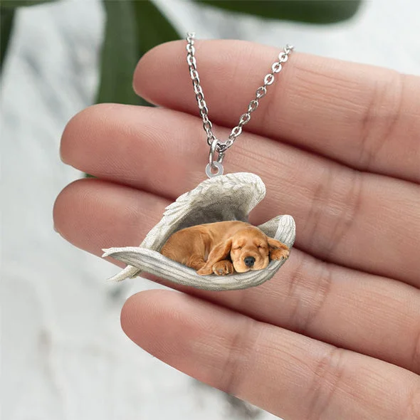 Echte Liefde | Slapende Engelse Cocker Spaniƫl Ketting