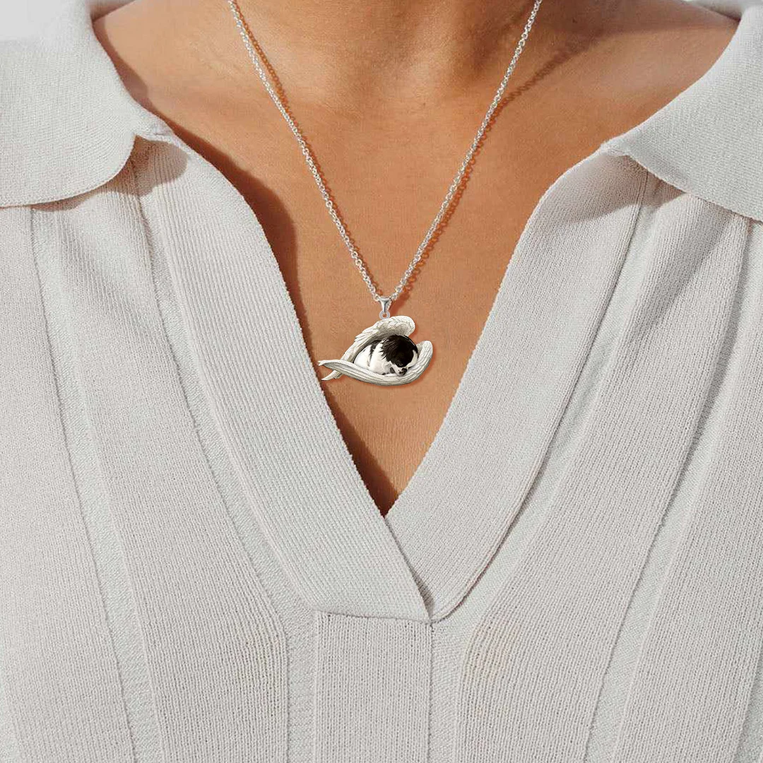 Echte Liefde | Slapende Japanse spaniƫl/Chin Ketting