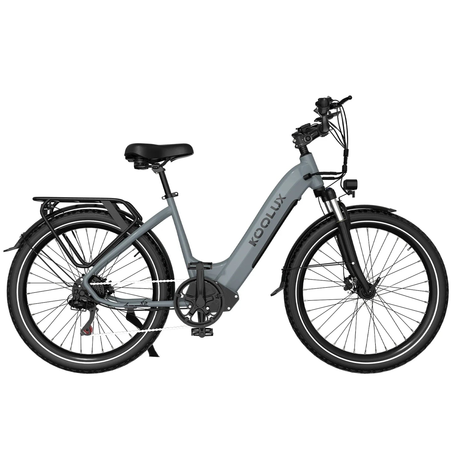 Koolux X2 Elektrische Fiets – 7 Speed | 48V 500W | 26” StadseBike