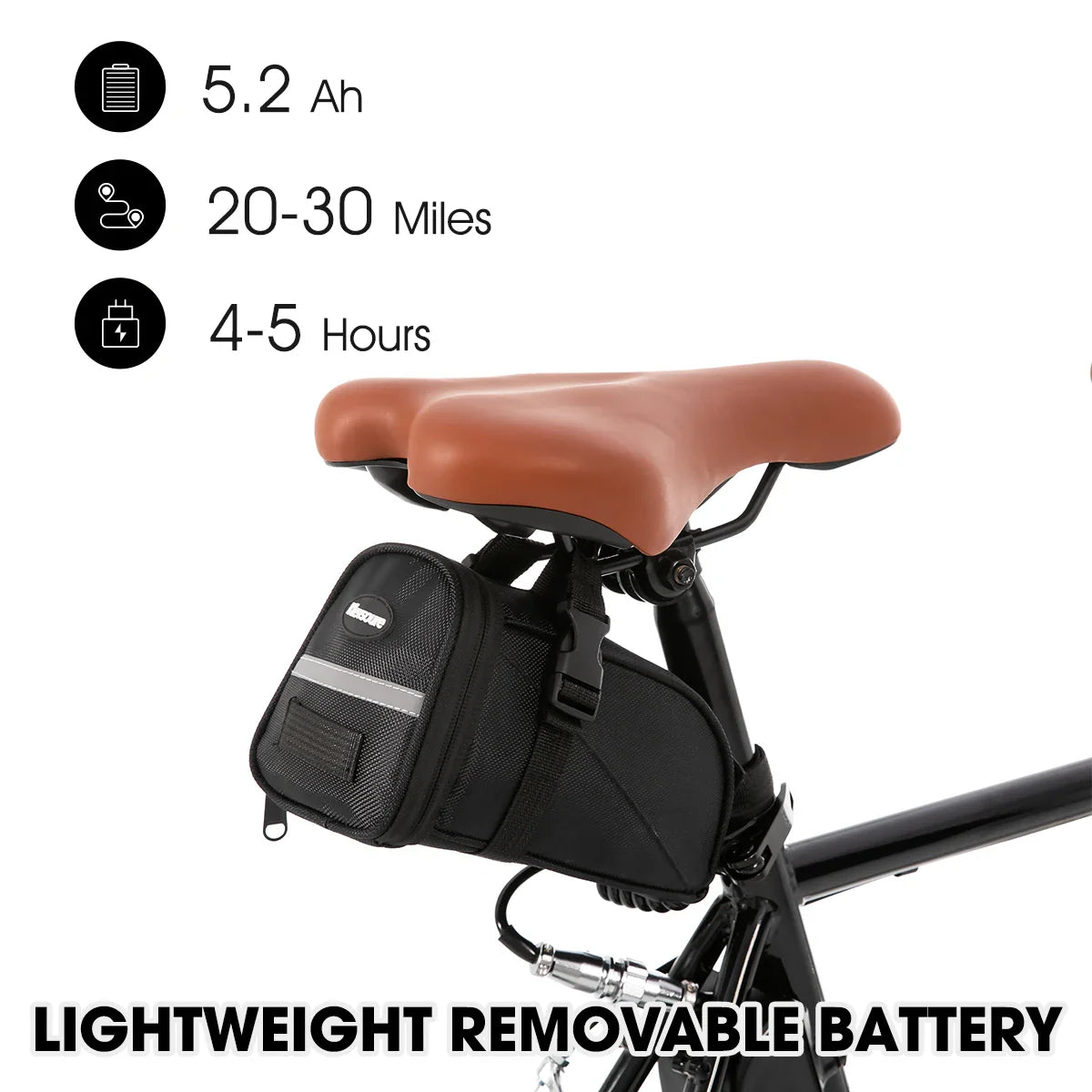 HILAND 700C Elektrische Racefiets – Voor Volwassenen | 250W Motor | 36V Afneembare Batterij