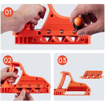 Precisio Afschuiner – Handmatige Kantenschaver voor Gips & Hout (45° & 60°)