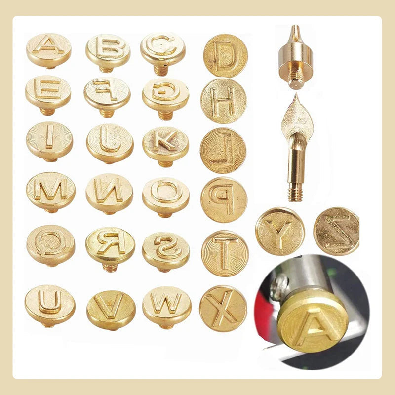 CraftBurn Brandgraveerset – 28/56 Stuks Koppen voor Soldeerbout