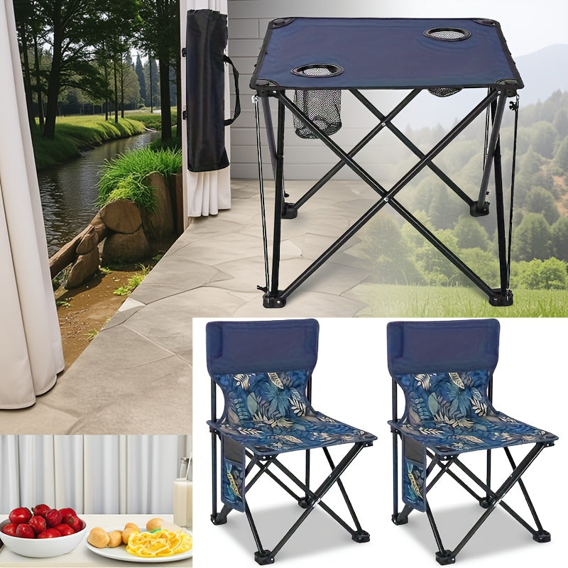 CampiZit opvouwbare tafel- en stoelen set – Waterdicht & ideaal voor buitengebruik