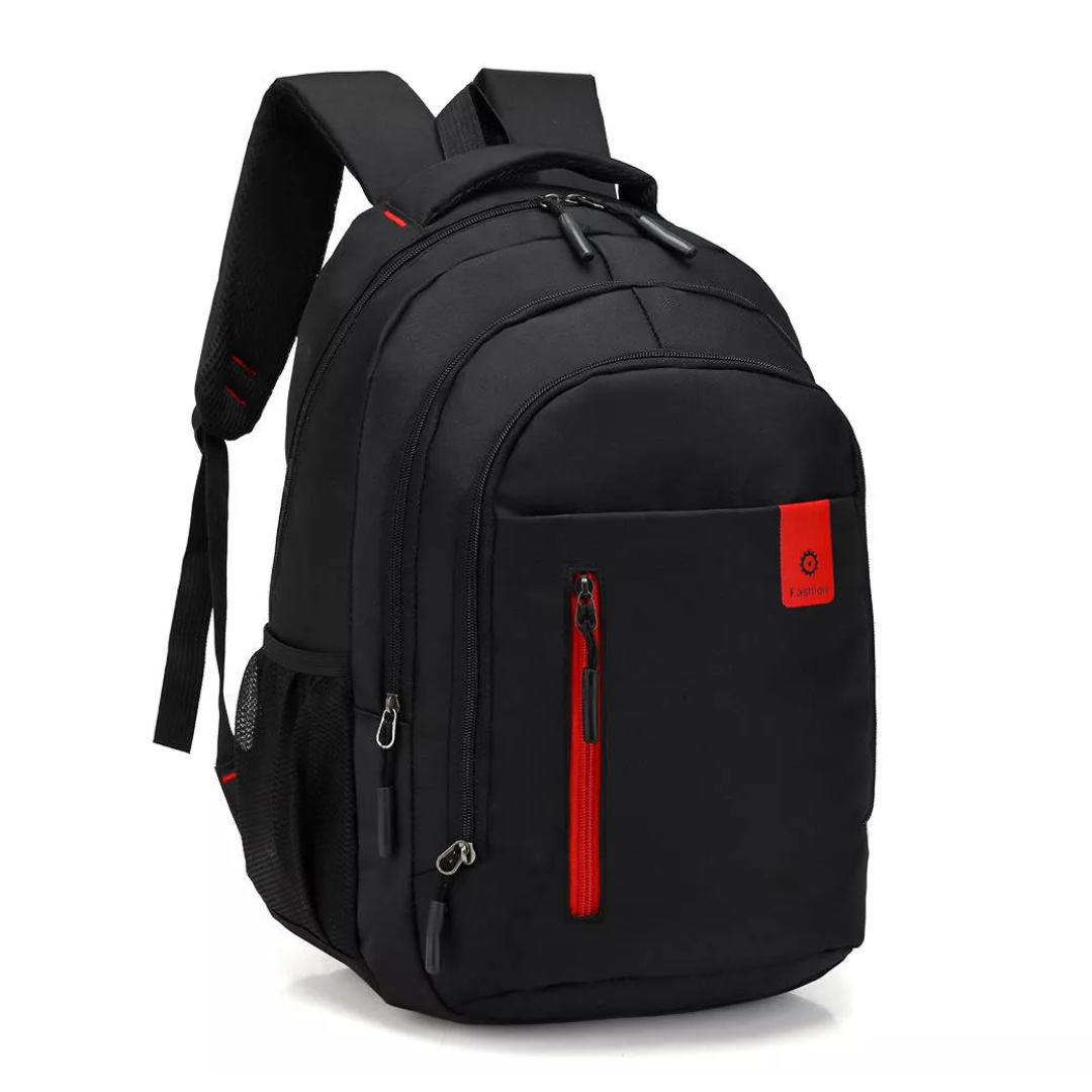 Stijlvolle Nylon Rugzak - Gequilte Laptopvak & Moderne Tassel