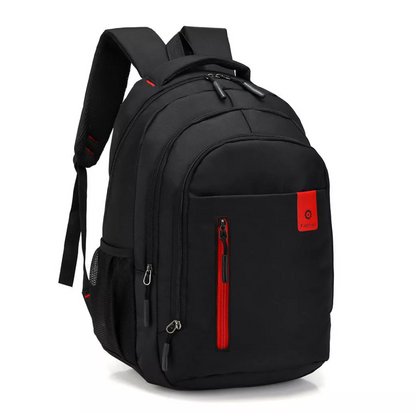 Stijlvolle Nylon Rugzak - Gequilte Laptopvak & Moderne Tassel
