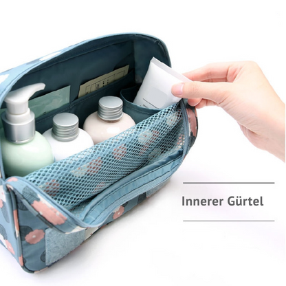 TravelEase – Waterafstotende Cosmetictas met Haak en Vakken | Reistoilettas