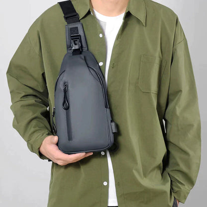 UrbanShield Waterdichte Crossbody Tas met Anti-Diefstal Design