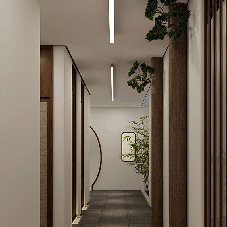 SlimHout LED Plafondlamp – Moderne Opbouwlamp met Houtlook in 3 Maten