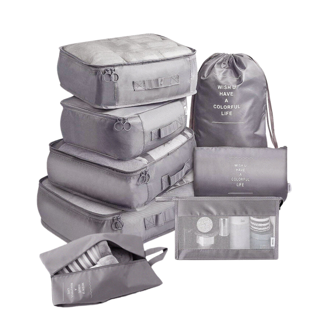 Bagage Indeling – 8 Delige Set | Handige Koffers Organizers
