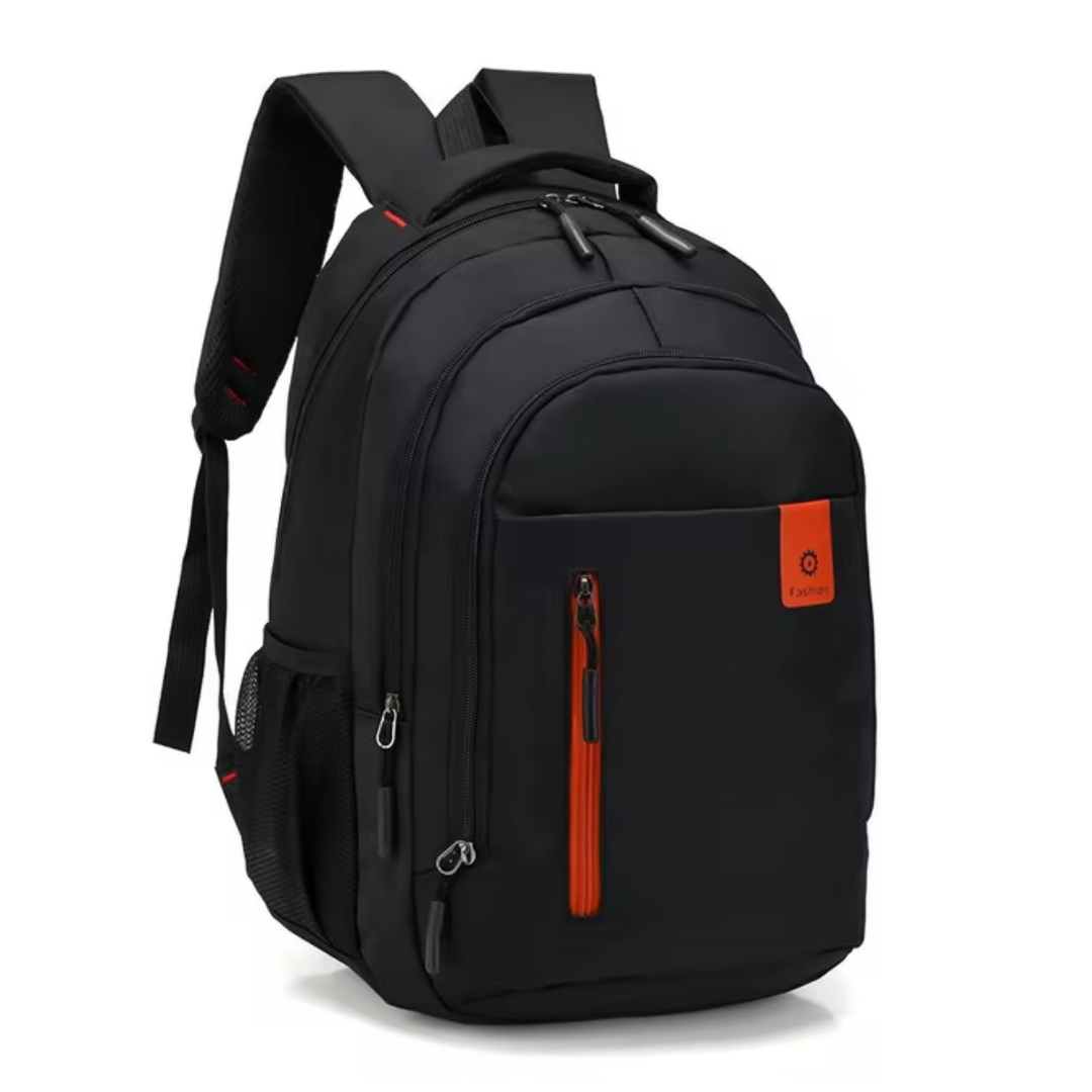 Stijlvolle Nylon Rugzak - Gequilte Laptopvak & Moderne Tassel