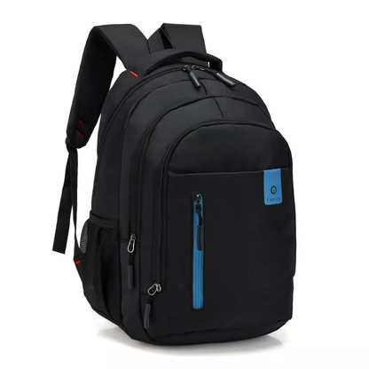 Stijlvolle Nylon Rugzak - Gequilte Laptopvak & Moderne Tassel