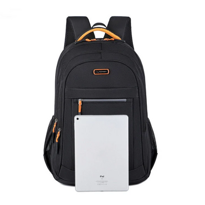 Stijlvolle Nylon Rugzak - Gequilte Laptopvak & Moderne Tassel