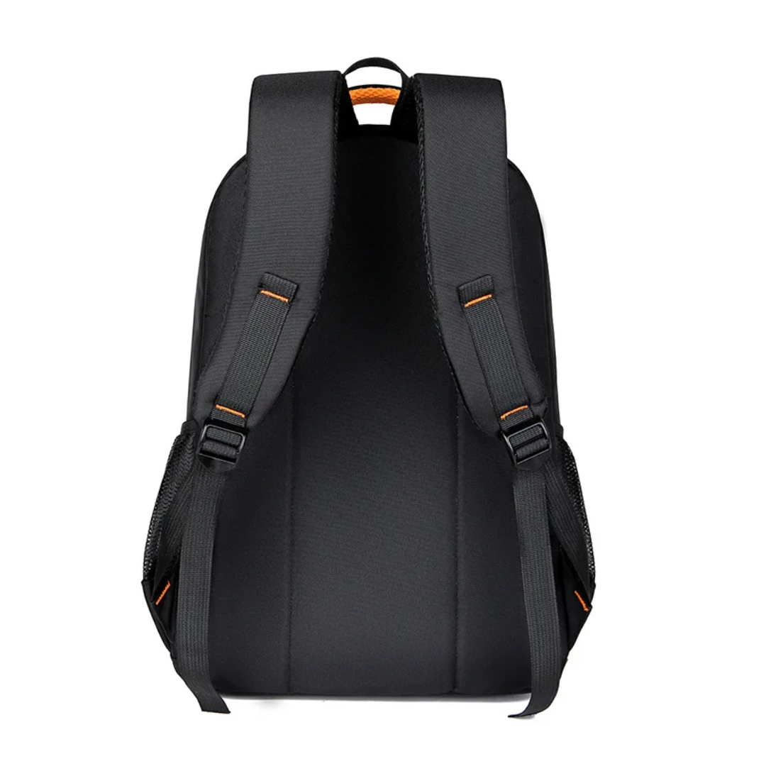 Stijlvolle Nylon Rugzak - Gequilte Laptopvak & Moderne Tassel