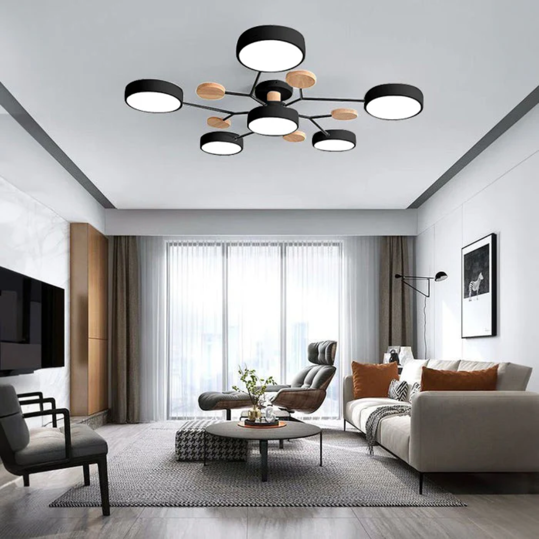 Moderne Plafondlamp – Stijlvolle Plafonnière met LED-verlichting voor Woonkamer en Slaapkamer
