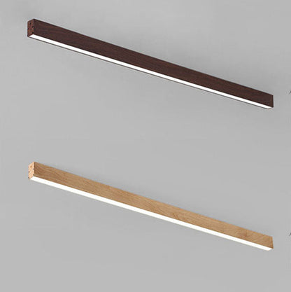 SlimHout LED Plafondlamp – Moderne Opbouwlamp met Houtlook in 3 Maten