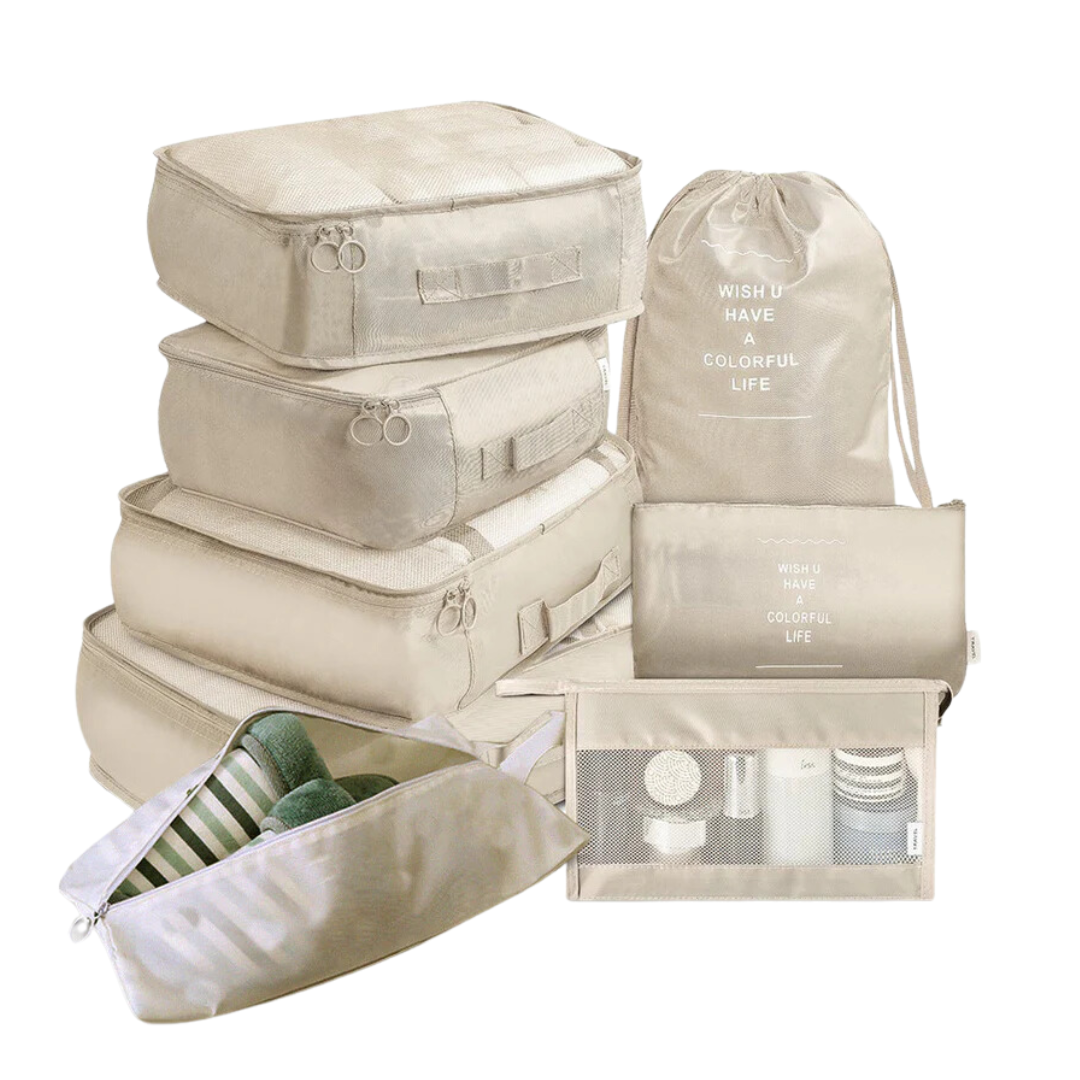 Bagage Indeling – 8 Delige Set | Handige Koffers Organizers