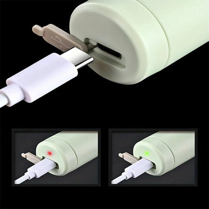 SnijGemak 4-in-1 Elektrische Groentesnijder – Oplaadbaar & Met Opvangbak