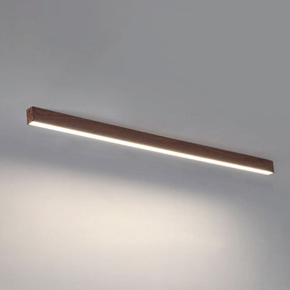 SlimHout LED Plafondlamp – Moderne Opbouwlamp met Houtlook in 3 Maten