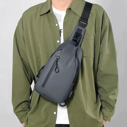 UrbanShield Waterdichte Crossbody Tas met Anti-Diefstal Design