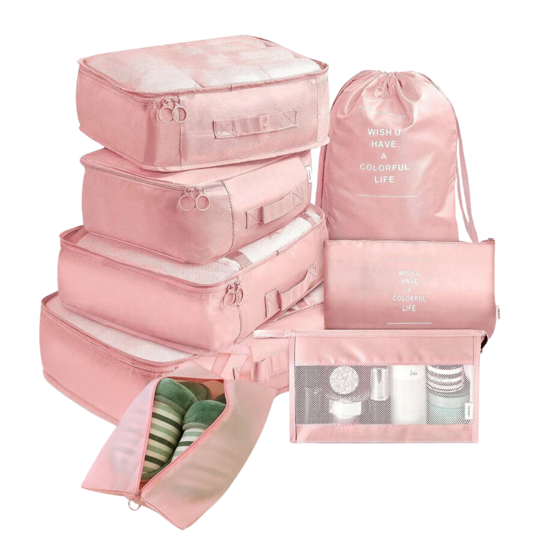Bagage Indeling – 8 Delige Set | Handige Koffers Organizers
