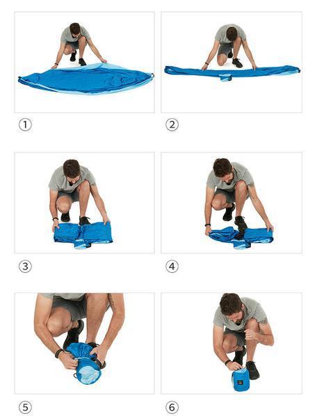 Hangmat met Anti-Rollover TPU Inflatable Airpole Design