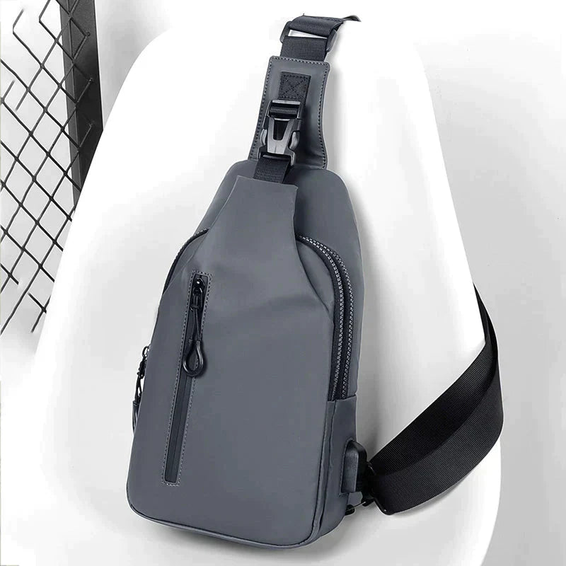 UrbanShield Waterdichte Crossbody Tas met Anti-Diefstal Design