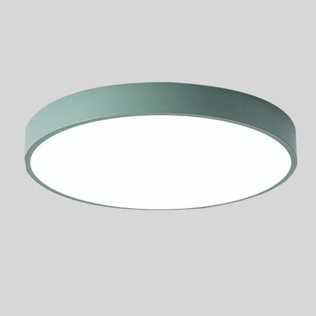 Scandinavische LED Plafondlamp met Hout – Stijlvolle Plafonnière voor Sfeervolle Verlichting