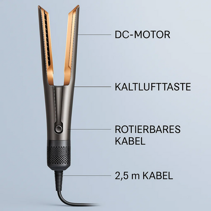 HairFlow Pro Föhn & Stijlborstel – 2-in-1 Droger met Intelligente Warmteregeling