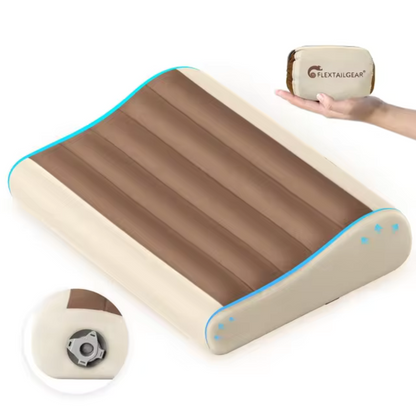 Ergonomisch Opblaasbaar Kussen - Comfortabel voor Camping & Outdoor