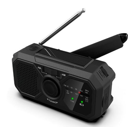 Draagbare Noodradio - Solar & Opwindbaar voor Noodsituaties