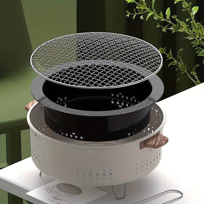 BinnenGrill Rookvrij – Elektrische Grillplaat met Vetafvoer en 2000W Vermogen
