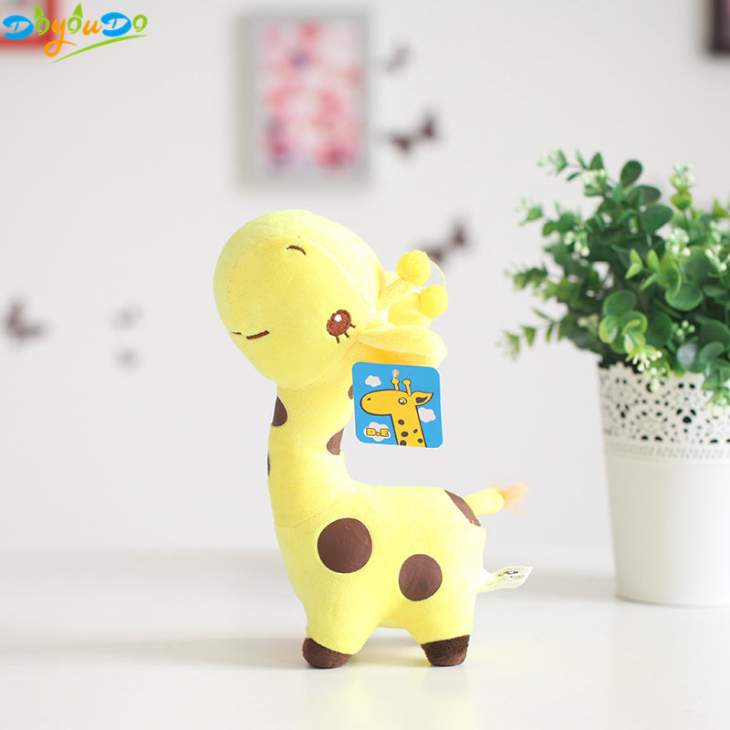 Zachte Baby Giraffe | Kleurrijke Kinderknuffel