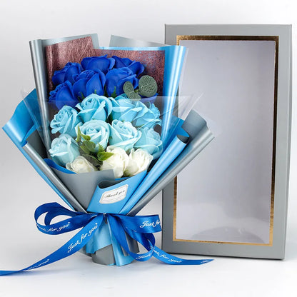 RoosLief zeepbloemen – Duurzaam romantisch boeket met geur en elegantie