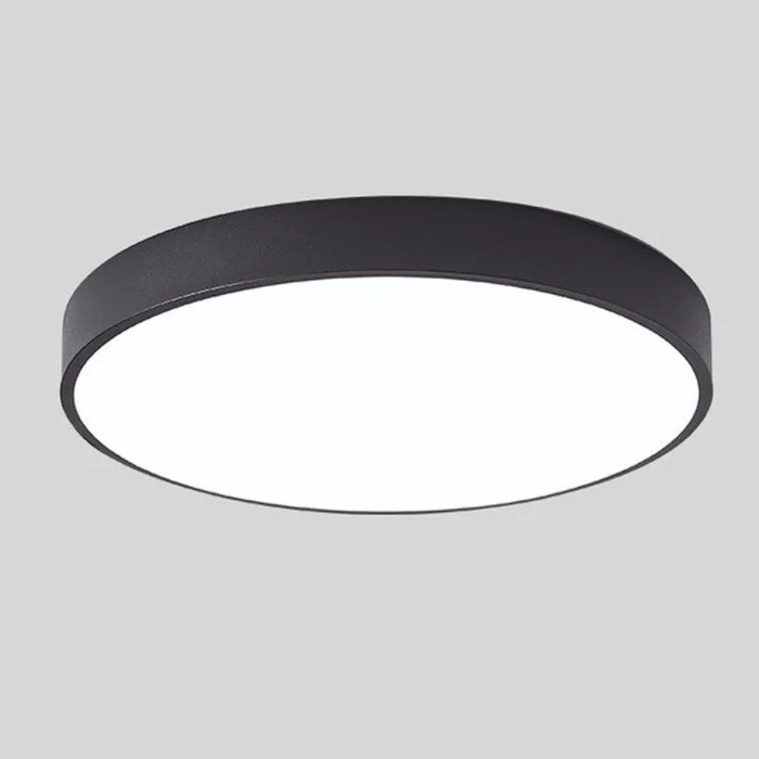 Scandinavische LED Plafondlamp met Hout – Stijlvolle Plafonnière voor Sfeervolle Verlichting