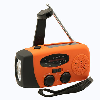 SafeSurvive Draagbare Noodradio – AM/FM, Zonnepaneel, Handcrank