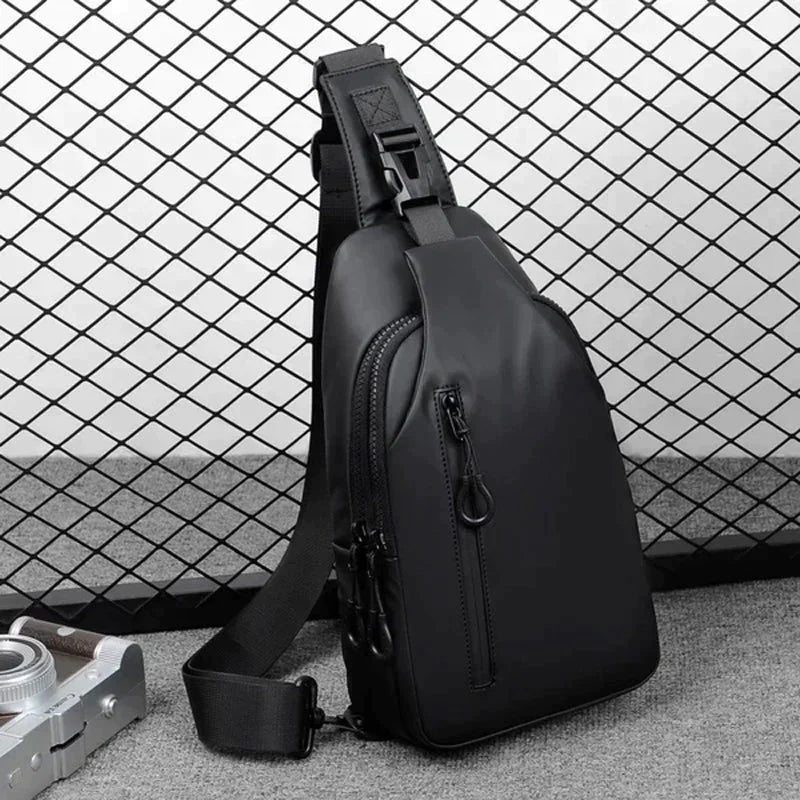 UrbanShield Waterdichte Crossbody Tas met Anti-Diefstal Design