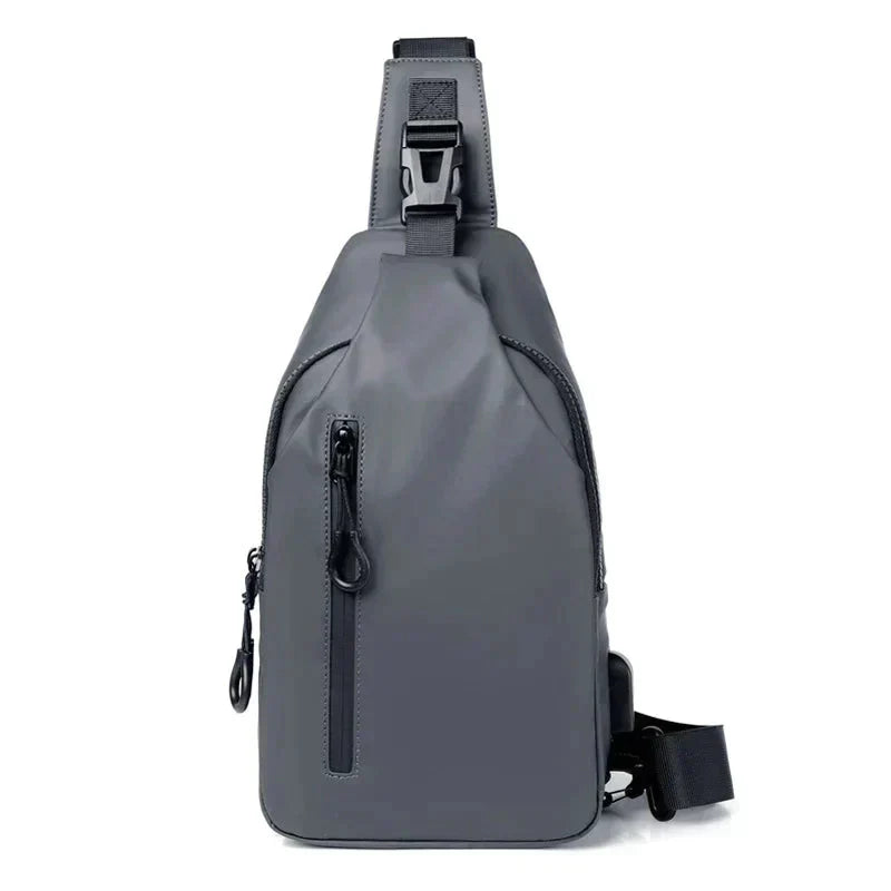 UrbanShield Waterdichte Crossbody Tas met Anti-Diefstal Design