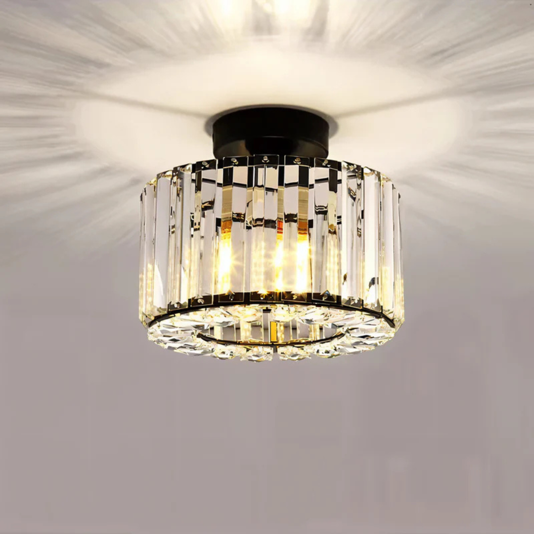 Kristallen Plafondlamp – Luxe Plafonnière voor Slaapkamer of Woonkamer