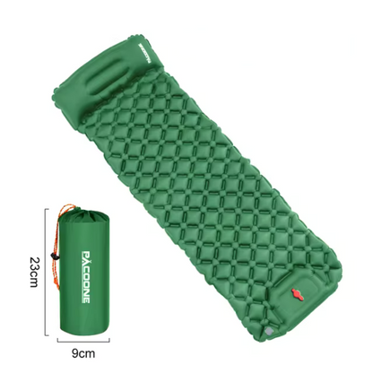 Outdoor Nylon Slaapmat - Kamperen met Ingebouwde Pomp - Comfortabel
