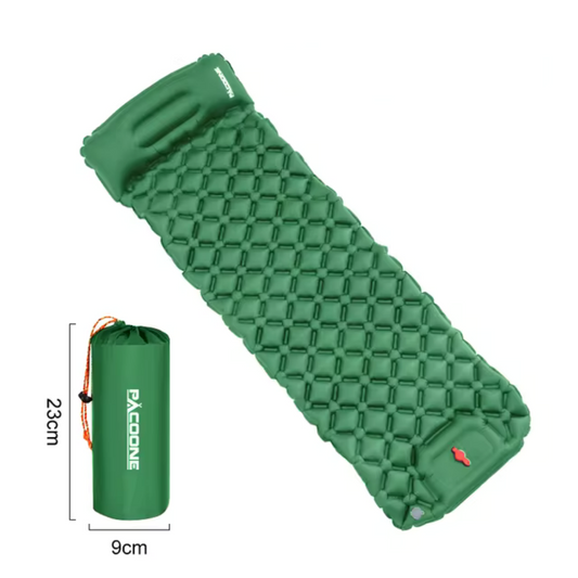 Outdoor Nylon Slaapmat - Kamperen met Ingebouwde Pomp - Comfortabel