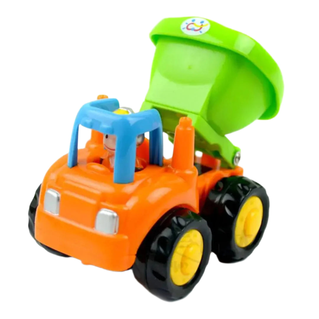 Bouwvoertuigen – Creatief Speelgoed voor Kinderen, Veilig ABS-Materiaal Zonder Batterijen – Ideaal voor Motorische Vaardigheden