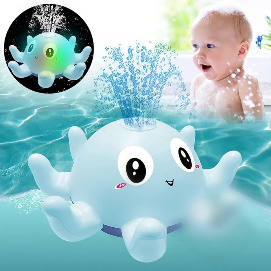 OctoSplash Waterfontein – Interactief Bad speelgoed met Licht en Spettereffecten voor Kinderen