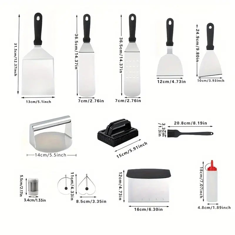 18 Delige BBQ Set - Grillen