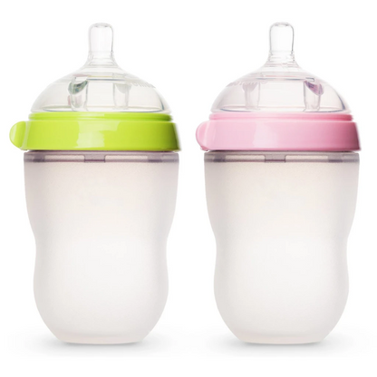 Babyfles – Zacht siliconen materiaal, Ergonomisch ontwerp, BPA-vrij – Veilig en comfortabel drinken
