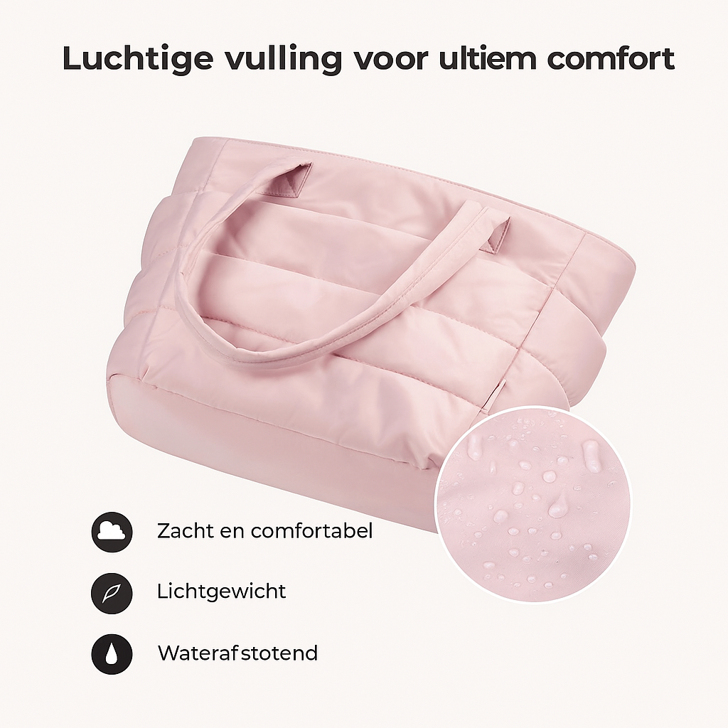 DraagMeega Luxe Dagrugtas – Lichtgewicht, Gewatteerd & Veelzijdig voor Elke Dag