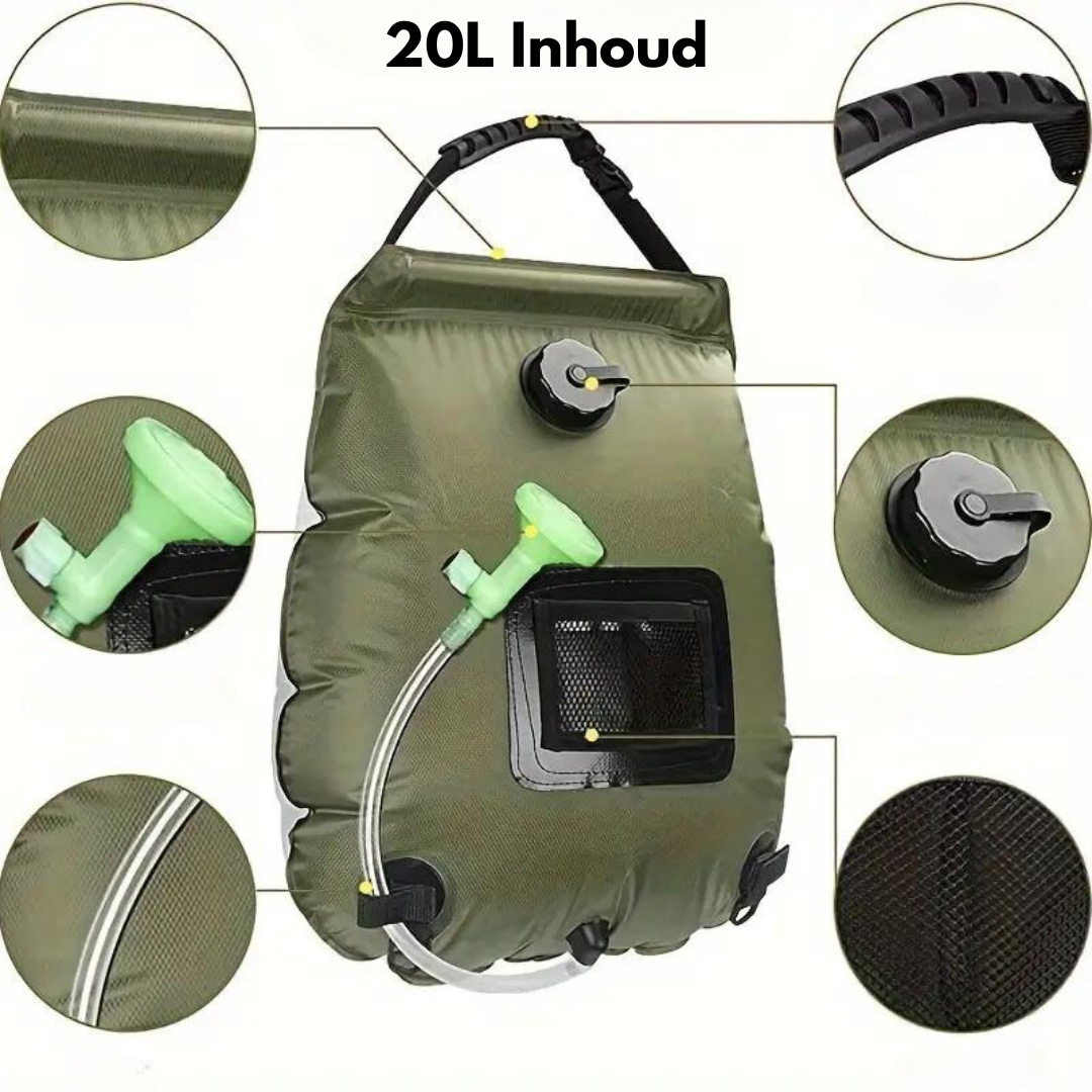 Camping Douche - 20L - Verwarmd