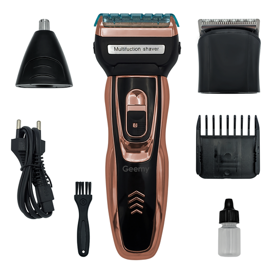 ProCare 3-in-1 Trimmer – Draadloze Baardtrimmer, Neushaartrimmer en Scheerapparaat