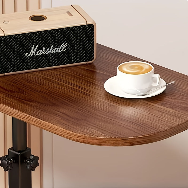 Verstelbare ComfortTafel – Houten Bijzettafel met Metalen Frame
